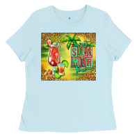 Baby Blue sweet summer time margarita Ladies Tee - Jasminsmagicworld