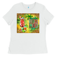 White sweet summer time margarita Ladies Tee - Jasminsmagicworld