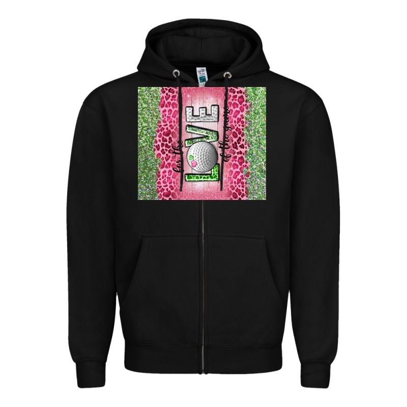 For The Love Of The Game With Golf Tumbler Tbs Zipper Hoodie by TumblerDesignByShophia | Teevron
