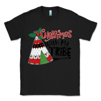 Black Christmas with my tribe boho Classic Tee - CowhideDigitalArt