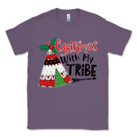 Lavender Christmas with my tribe boho Classic Tee - CowhideDigitalArt