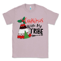 Lilac Christmas with my tribe boho Classic Tee - CowhideDigitalArt
