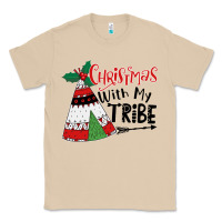 Mushroom Christmas with my tribe boho Classic Tee - CowhideDigitalArt