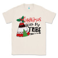 Natural Christmas with my tribe boho Classic Tee - CowhideDigitalArt