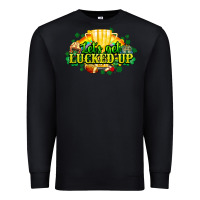 Black St. Patrick's Day American Football Premium Sweatshirt - HowdyJamesFarm