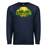 Navy St. Patrick's Day American Football Premium Sweatshirt - HowdyJamesFarm