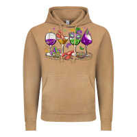 Vintage Camel mardi gras wine glasses Vintage Hoodie - MaliasSmallBusiness