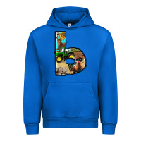 Cobalt farm life alphabet lowercase letters b Urban Hoodie - BundleAndBundleShop