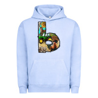Pigment Grape Ice farm life alphabet lowercase letters b Urban Hoodie - BundleAndBundleShop
