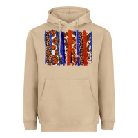 Mushroom Basketball brushstroke Heavyweight Hoodie - HowdyJamesFarm