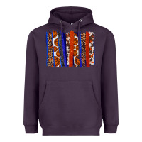 Plum Basketball brushstroke Heavyweight Hoodie - HowdyJamesFarm
