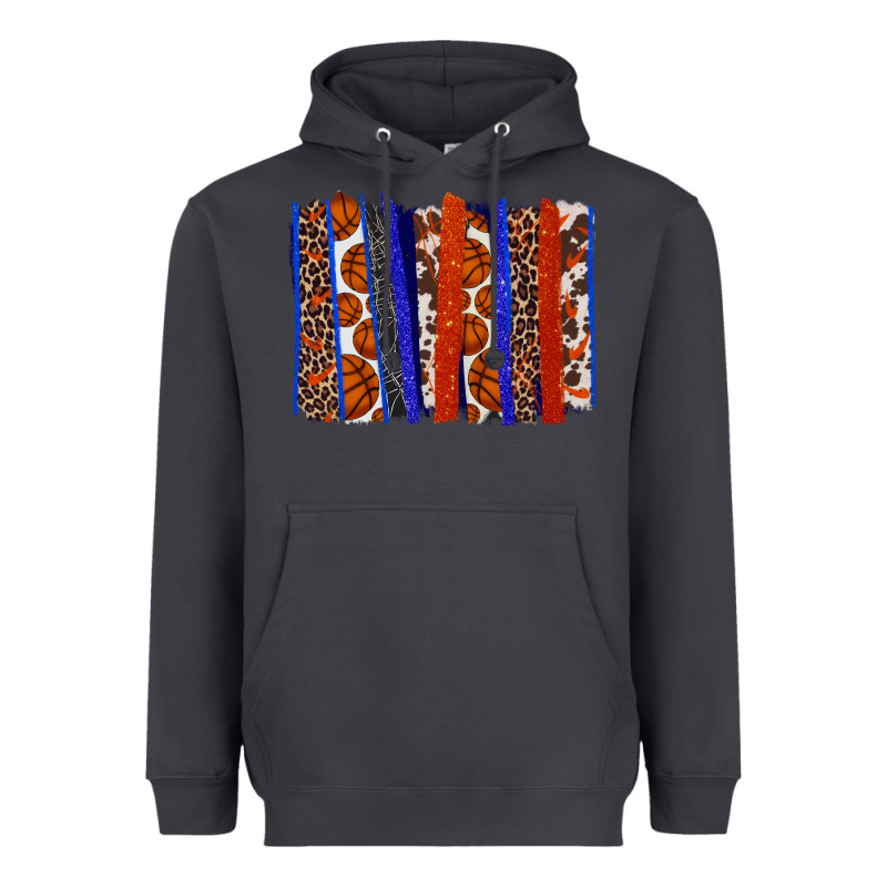 Basketball Brushstroke Heavyweight Hoodie by HowdyJamesFarm | Teevron