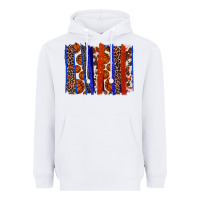 White Basketball brushstroke Heavyweight Hoodie - HowdyJamesFarm