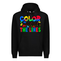 Black Color outside the lines Premium Hoodie - CowGirlArtShop