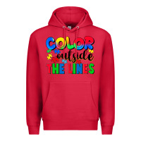 Cardinal Color outside the lines Premium Hoodie - CowGirlArtShop