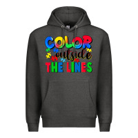 Charcoal Heather Color outside the lines Premium Hoodie - CowGirlArtShop
