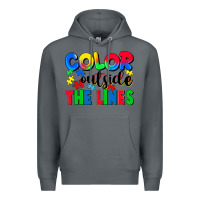 Rock Color outside the lines Premium Hoodie - CowGirlArtShop