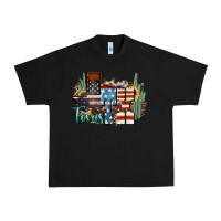 Black tx texas Urban Heavy Tee - NancyCooperArtShop
