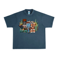 Midnight Navy tx texas Urban Heavy Tee - NancyCooperArtShop
