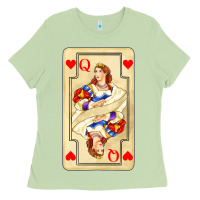 Matcha love playing cards queen Ladies Tee - AdoDesignShop