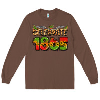 Chestnut celebrate 1865 juneteenth Long Sleeve Tee - LillyAllenDesigns