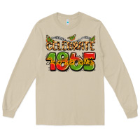 Mushroom celebrate 1865 juneteenth Long Sleeve Tee - LillyAllenDesigns