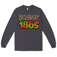 Smoke celebrate 1865 juneteenth Long Sleeve Tee - LillyAllenDesigns