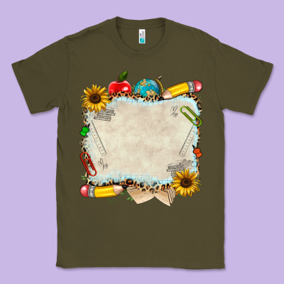 School Your Text Here Classic Tee Designed By Nancycooperartshop