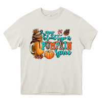 Cream my blood type is pumpkin spice Heavy Core Tee - AdoDesignShop