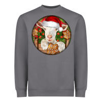 Storm Baby Cashmere Goat Christmas Heavyweight Sweatshirt - LillyAllenDesigns