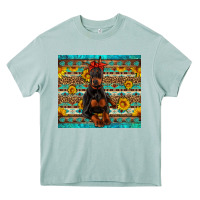 Doberman With Western Background Heavy Core Tee | Teevron