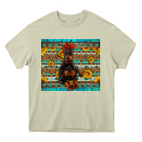 Mossy doberman with western background Heavy Core Tee - Artiststas