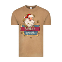 Vintage Camel santa's coming to town Vintage Tee - MaliasSmallBusiness