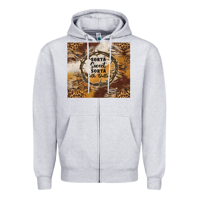 Western Sorta Sweet Sorta Beth Dutton Tumbler Tbs Zipper Hoodie by TumblerDesignByShophia | Teevron