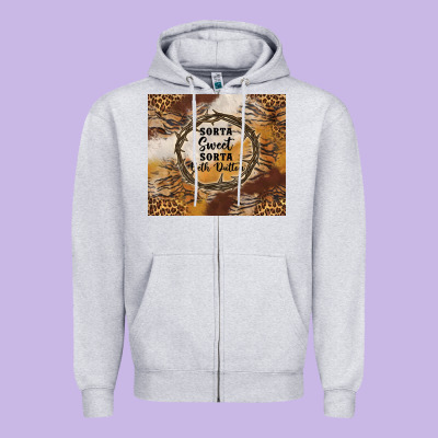 Western Sorta Sweet Sorta Beth Dutton Tumbler Tbs Zipper Hoodie Designed By Tumblerdesignbyshophia