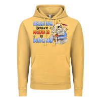 Vintage Mustard reading because murder is wrong Vintage Hoodie - MaliasSmallBusiness