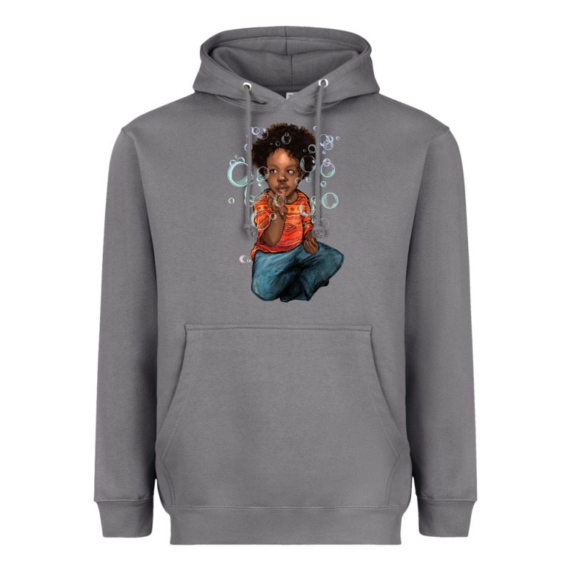 Afro Black Boy Heavyweight Hoodie by HowdyJamesFarm | Teevron