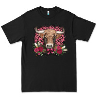 Black v.d. cow and roses Premium Tee - AdoDesignShop