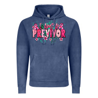 Vintage Denim i am a previvor Vintage Hoodie - NancyCooperArtShop