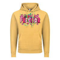Vintage Mustard i am a previvor Vintage Hoodie - NancyCooperArtShop