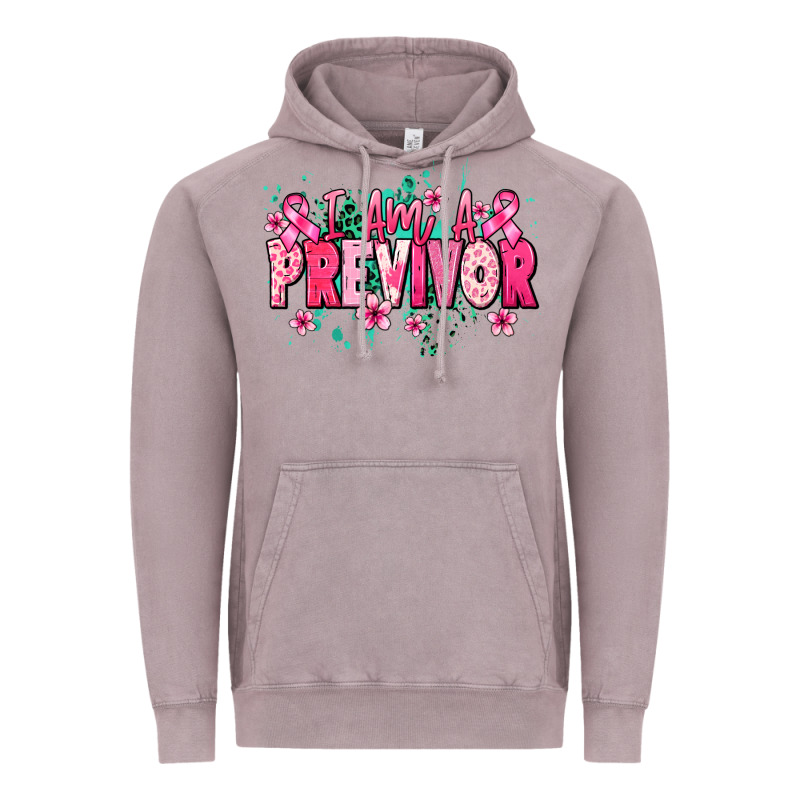 I Am A Previvor Vintage Hoodie by NancyCooperArtShop | Teevron