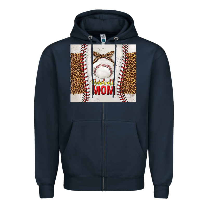 Baseball Mom With Leopard Tumbler Tbs Zipper Hoodie by TumblerDesignByShophia | Teevron