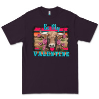 Plum be my valentine with cow Premium Tee - AdoDesignShop