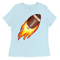 Baby Blue american football Ladies Tee - JahusDesignShop