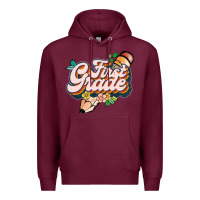 Burgundy first grade Premium Hoodie - JahusDesignShop