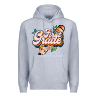 Heather Grey first grade Premium Hoodie - JahusDesignShop