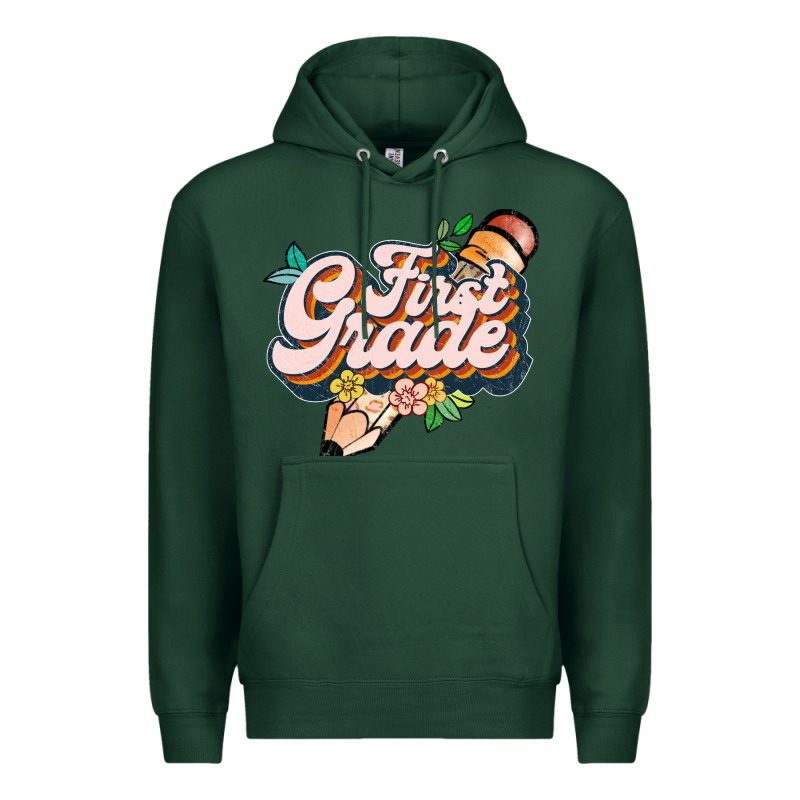 First Grade Premium Hoodie by JahusDesignShop | Teevron