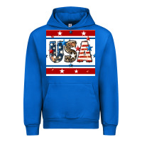 Cobalt 4th of july usa seamless pattern Urban Hoodie - BundleAndBundleShop