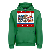 Emerald 4th of july usa seamless pattern Urban Hoodie - BundleAndBundleShop