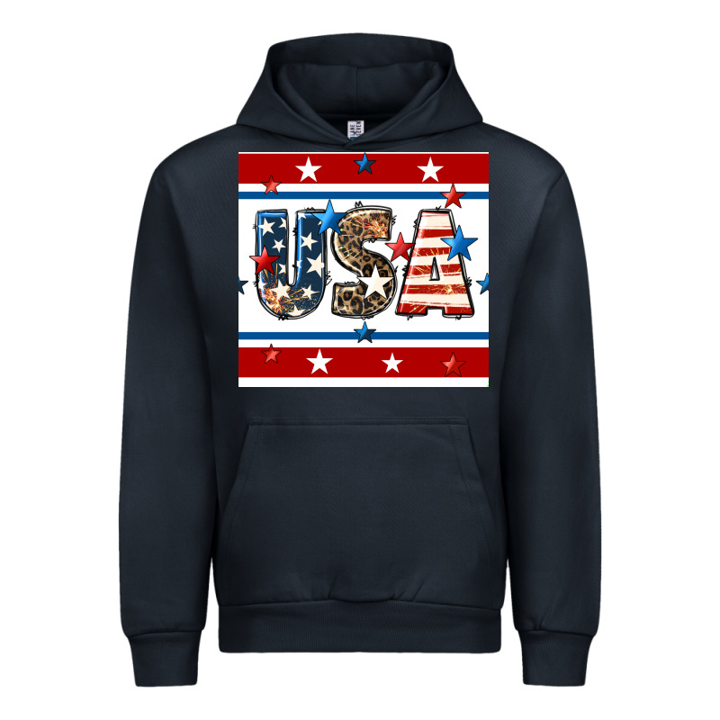 4th Of July Usa Seamless Pattern Urban Hoodie by BundleAndBundleShop | Teevron